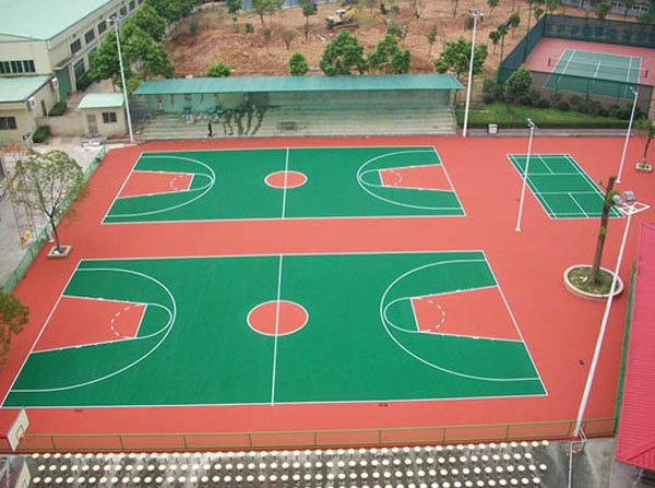 标准篮球场运动地坪